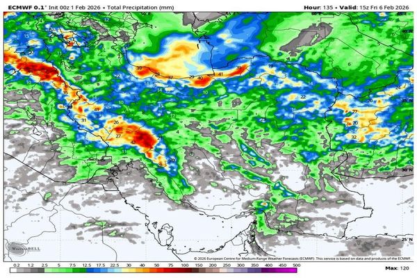 هشدار ورود موج جدید بارش برف و باران شدید 