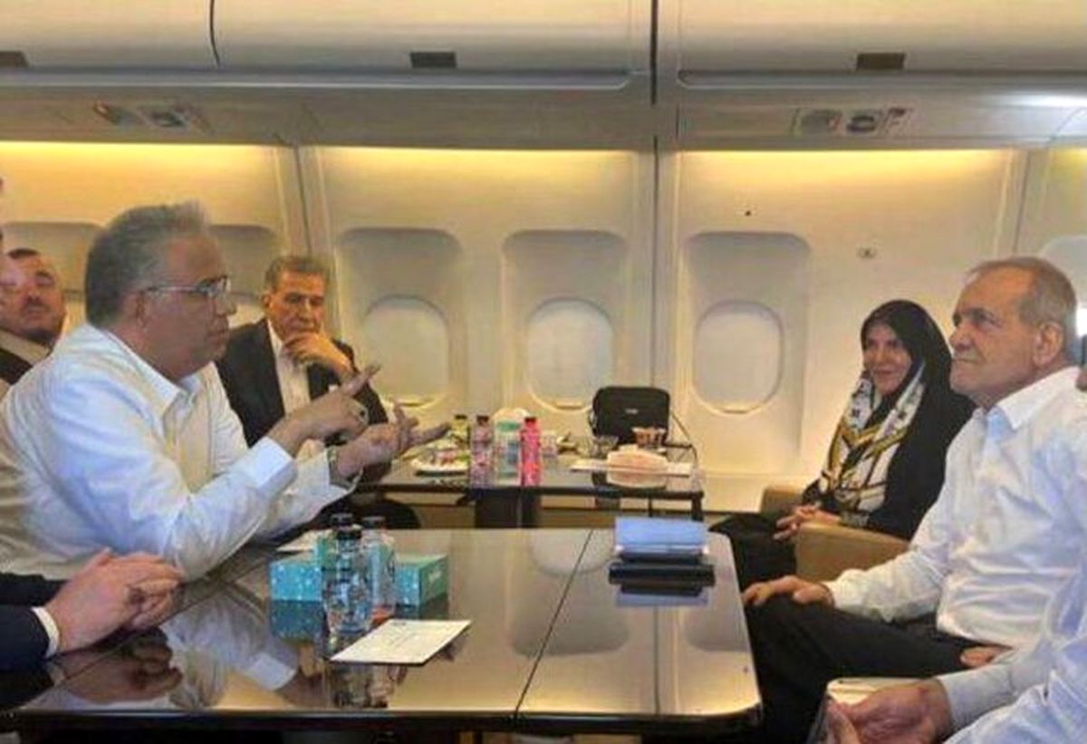 گفتوگوی متفاوت استاندار سیستان و بلوچستان با رئیس جمهور در مسیر سفر به پاکستان