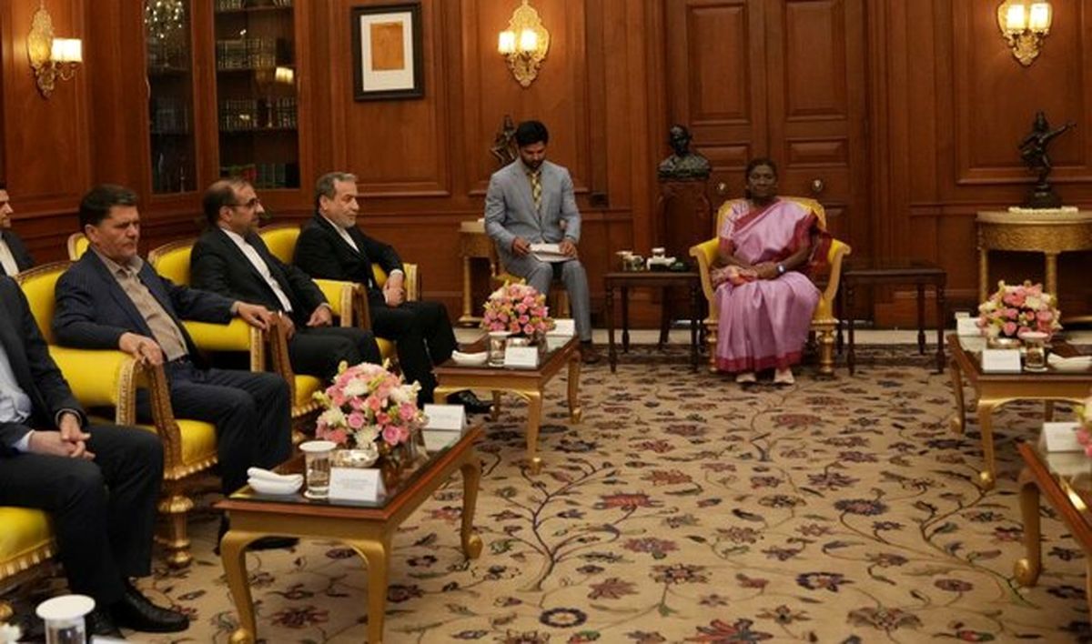 عراقچی با رئیس‌جمهور هند دیدار کرد