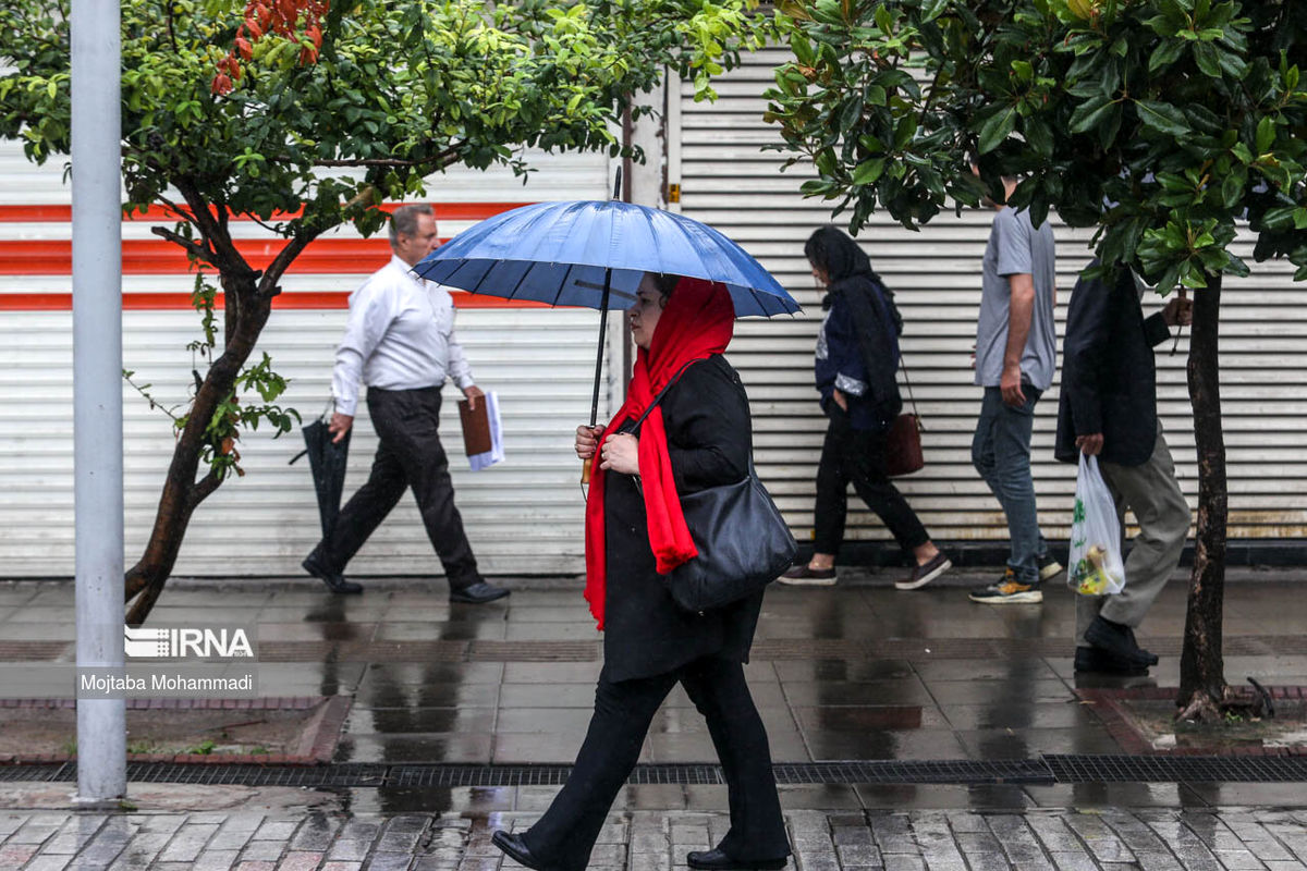 نقشه هوای استان ها امروز 5 مهر | رگبار باران در ۹ استان