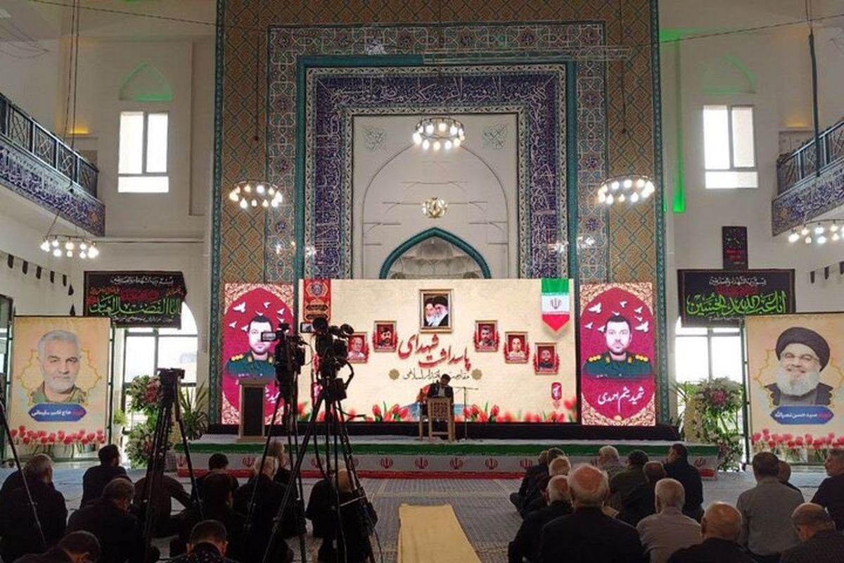 مراسم بزرگداشت شهدای نیروی قدس سپاه در جنگ ۱۲ روزه برگزار شد