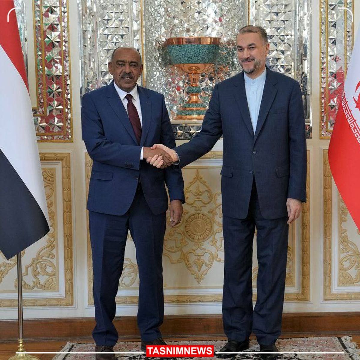 دیدار و گفت‌وگوی وزرای امور خارجه ایران و سودان