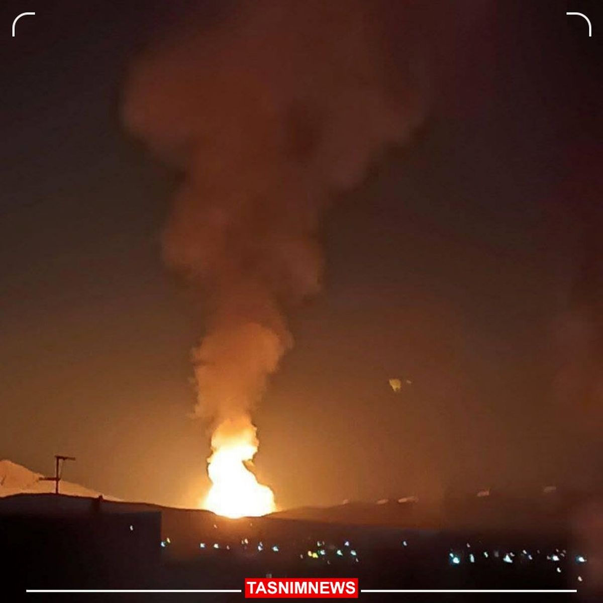 انفجار خط لوله سراسری گاز /رعب و وحشت مردم در بروجن، بلداجی و گندمان /بازگشایی محور ارتباطی بروجن به لردگان