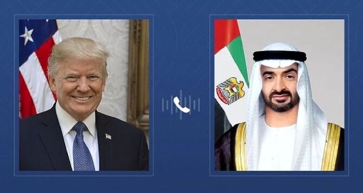 گفتوگوی تلفنی حاکم امارات و ترامپ درباره آتش بس در غزه