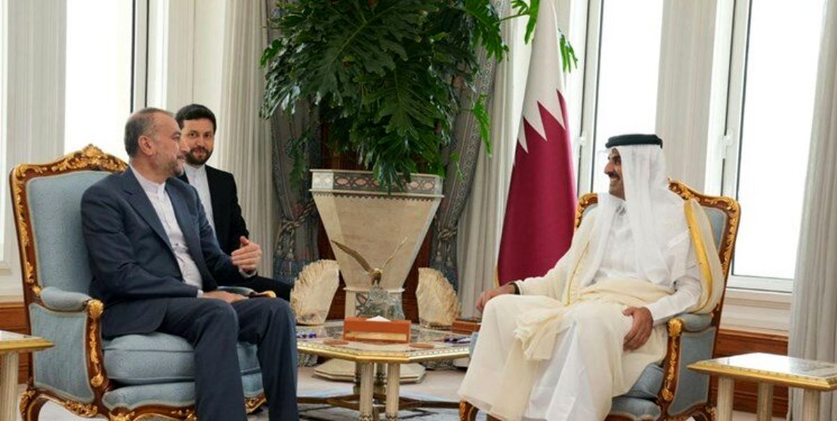 امیر قطر در دیدار با امیرعبداللهیان: به دنبال توسعه همه جانبه روابط با ایران هستیم