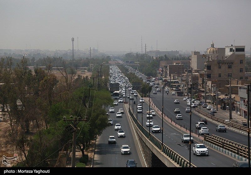 تصاویر: آلودگی هوای اهواز