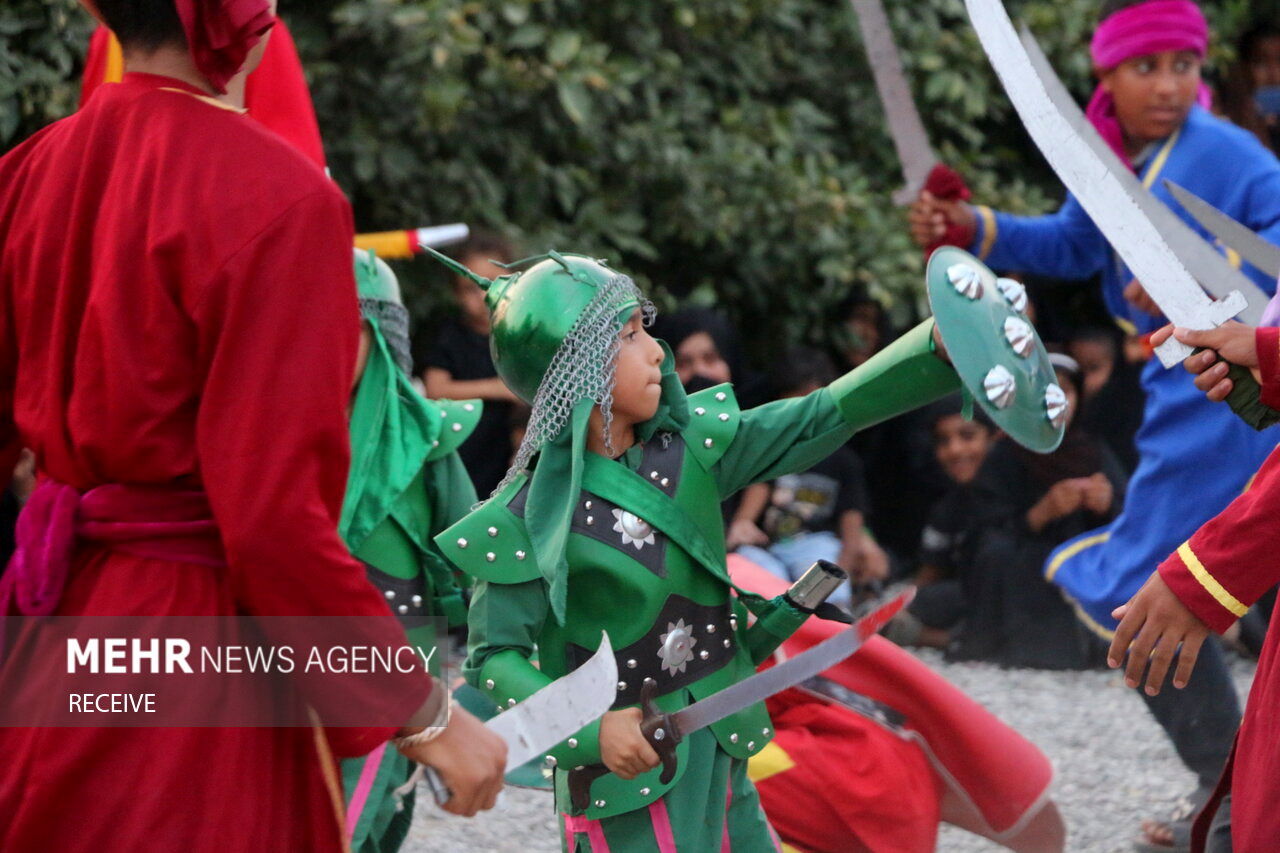 آیین تعزیه‌خوانی در بخش توکهور و هشتبندی