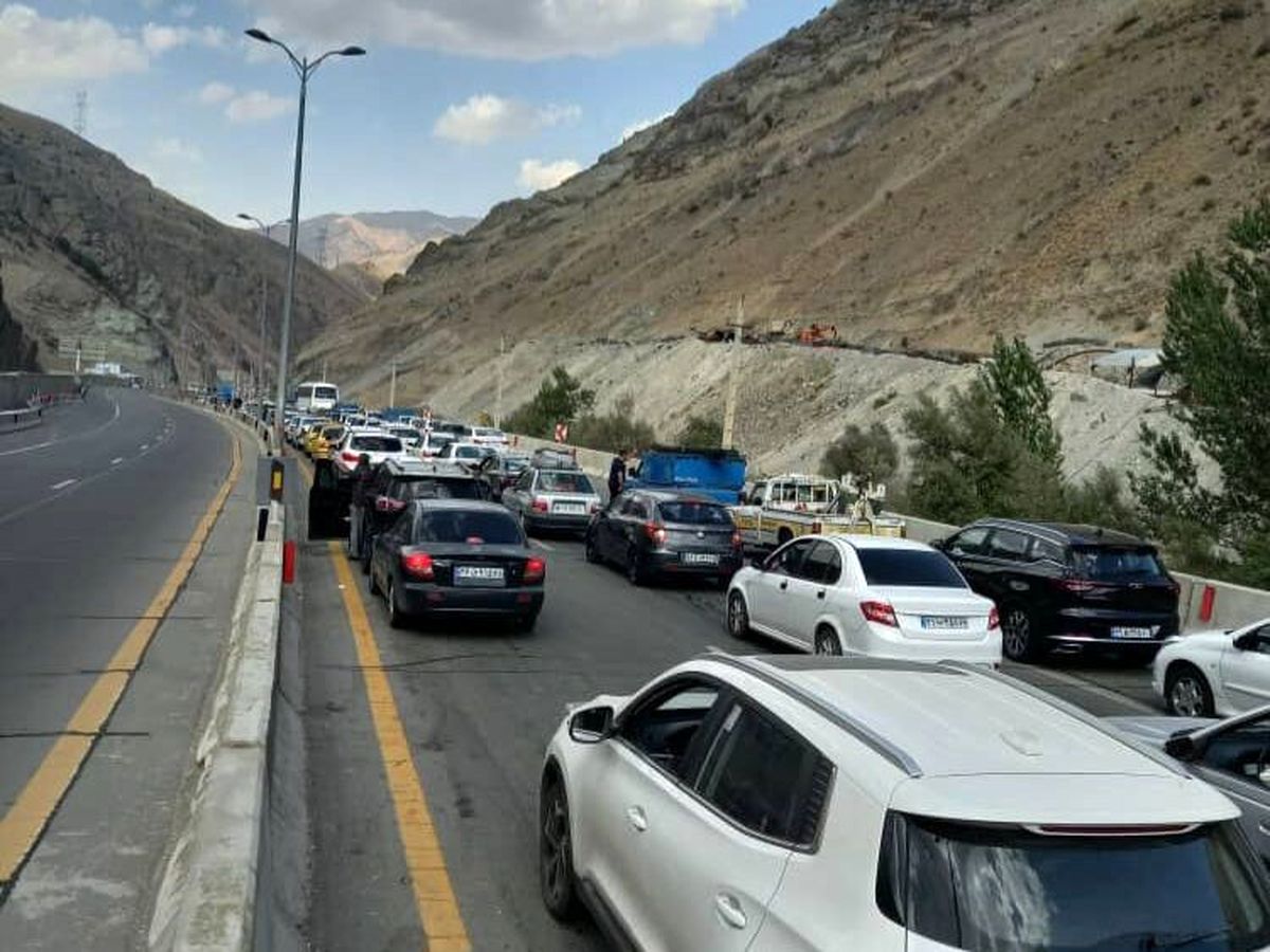 جاده شمال شلوغ شد