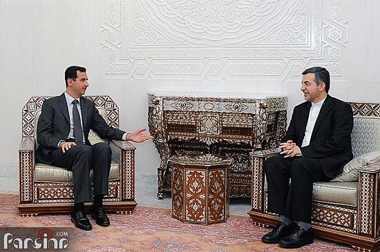 عکس/دیدار مشایی با بشار اسد