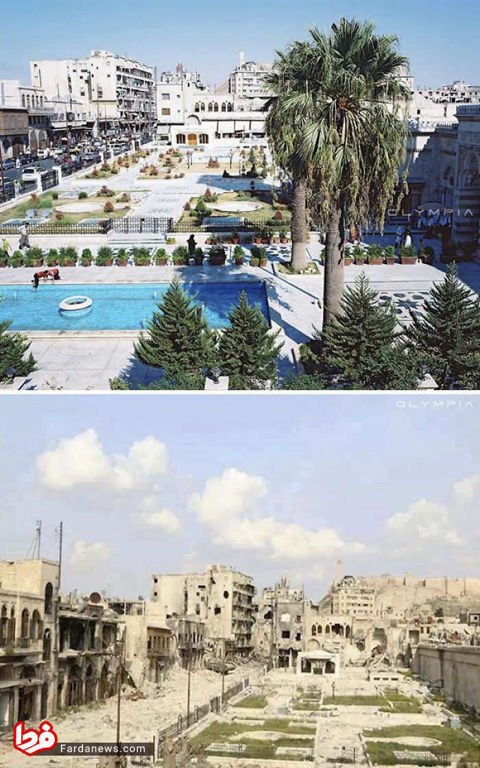 تصاویر: حلب، قبل و پس از اشغال توسط داعش