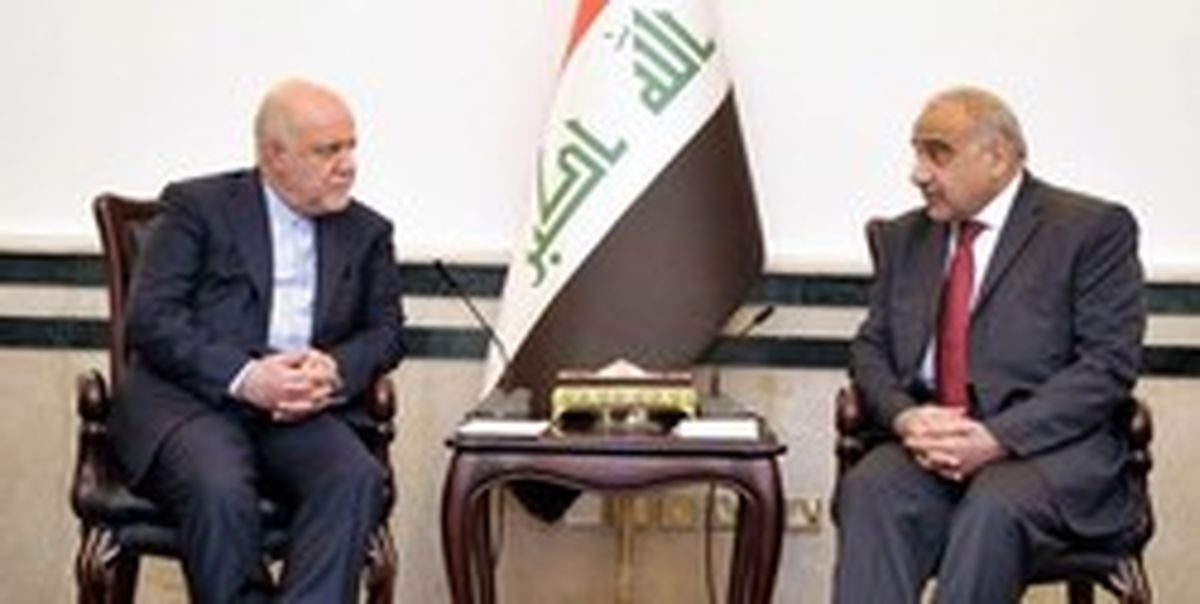 دیدار زنگنه با عبدالمهدی در بغداد