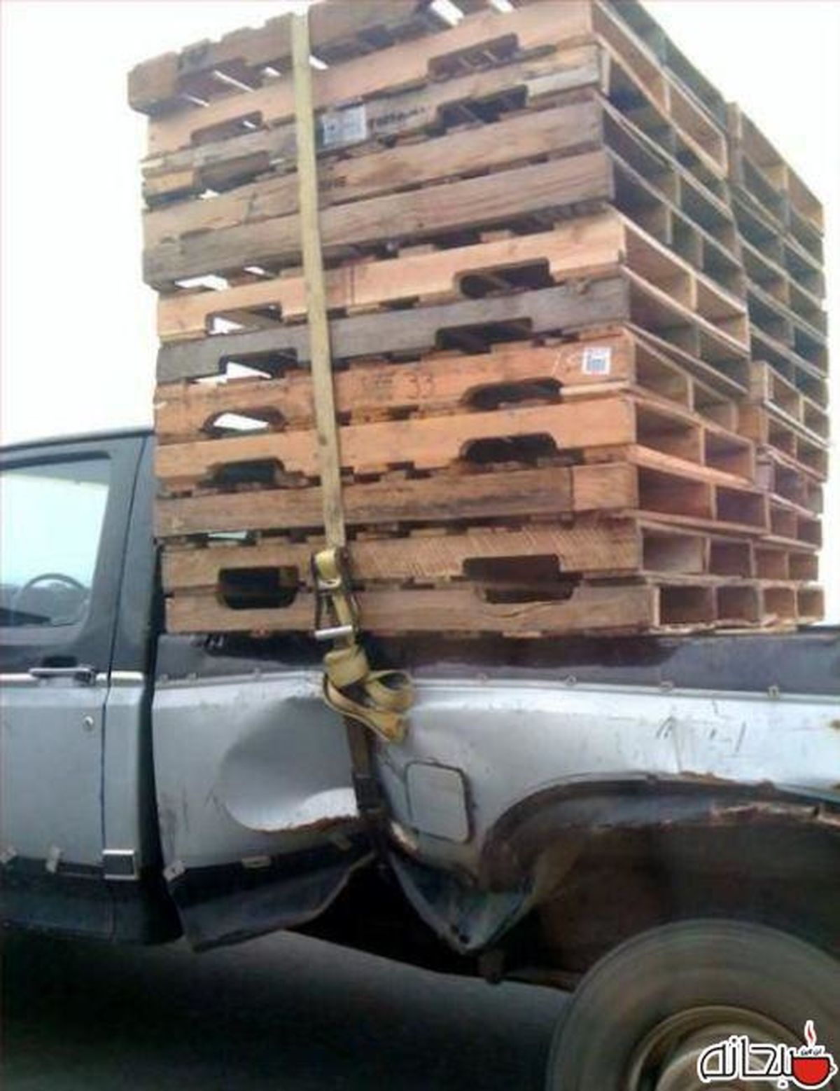 عکس: وقتی بار روی وانت خیلی محکم بسته شود!