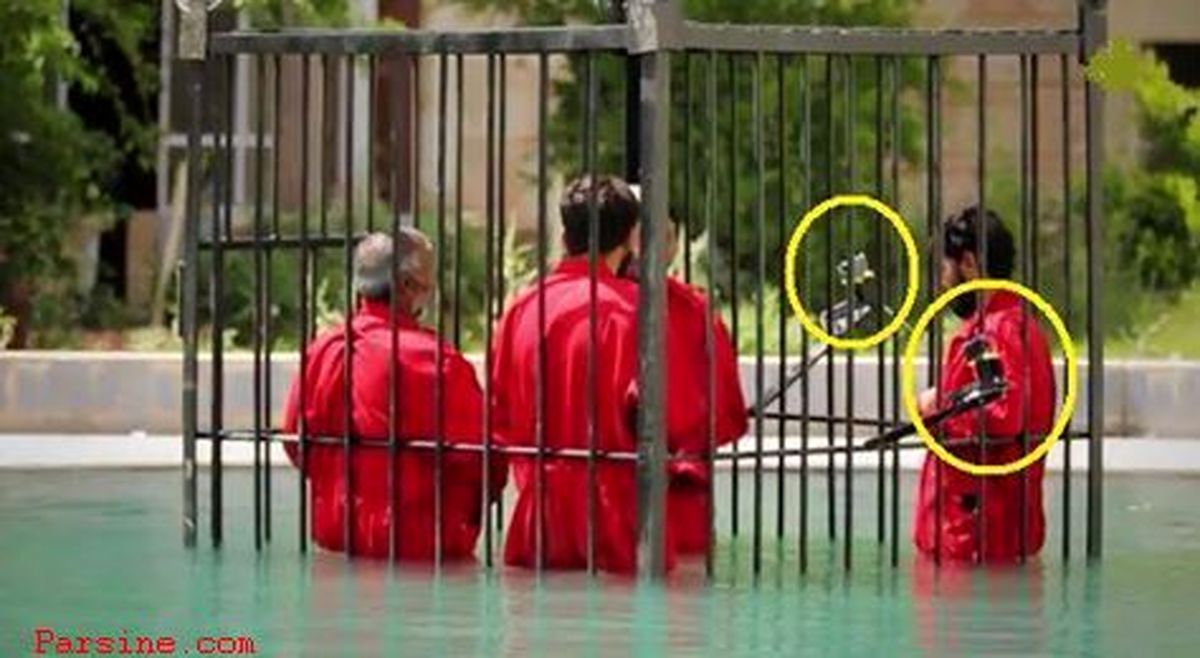 روش جدید اعدام داعش/عکس