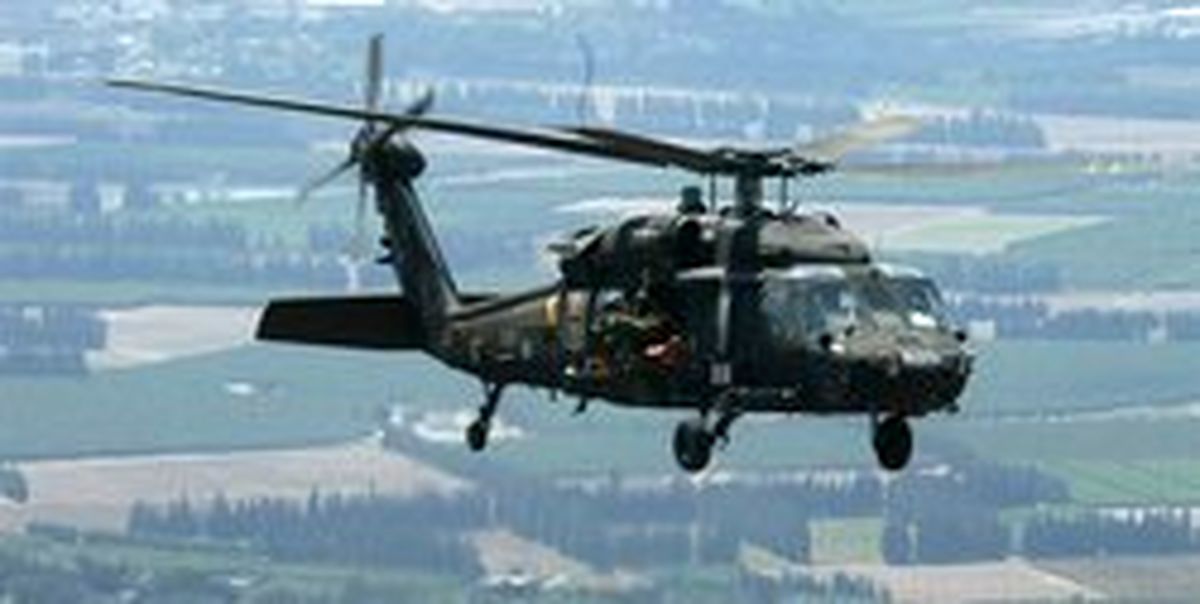 پرواز پهپاد ناشناس نزدیک بالگرد «بلک هاوک» ارتش صهیونیستی