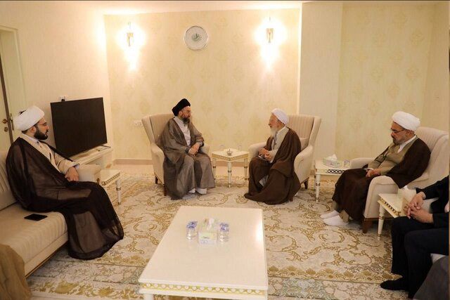 دیدار حکیم و آیت‌الله جوادی آملی