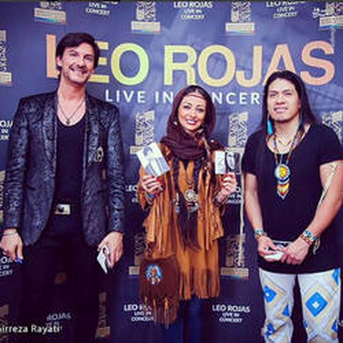 عکس: تیپ خانم بازیگر ایرانی در کنسرت خارجی!