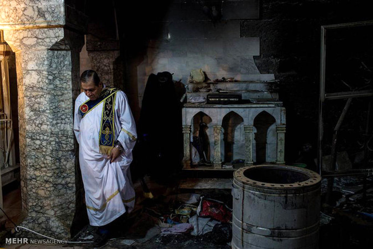 تصاویر: جشن کریسمس در موصل‎