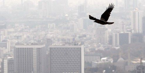 آلودگی طی ۲۴ ساعت گذشته در تهران