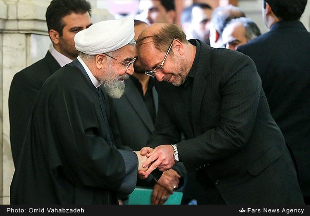 قالیباف‌درمراسم‌ترحیم‌والده‌روحانی/عکس