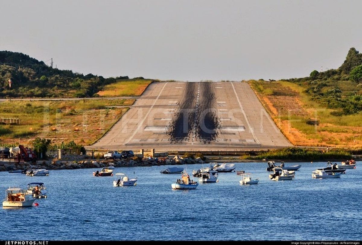 فرودگاهی خطرناک /تصاویر