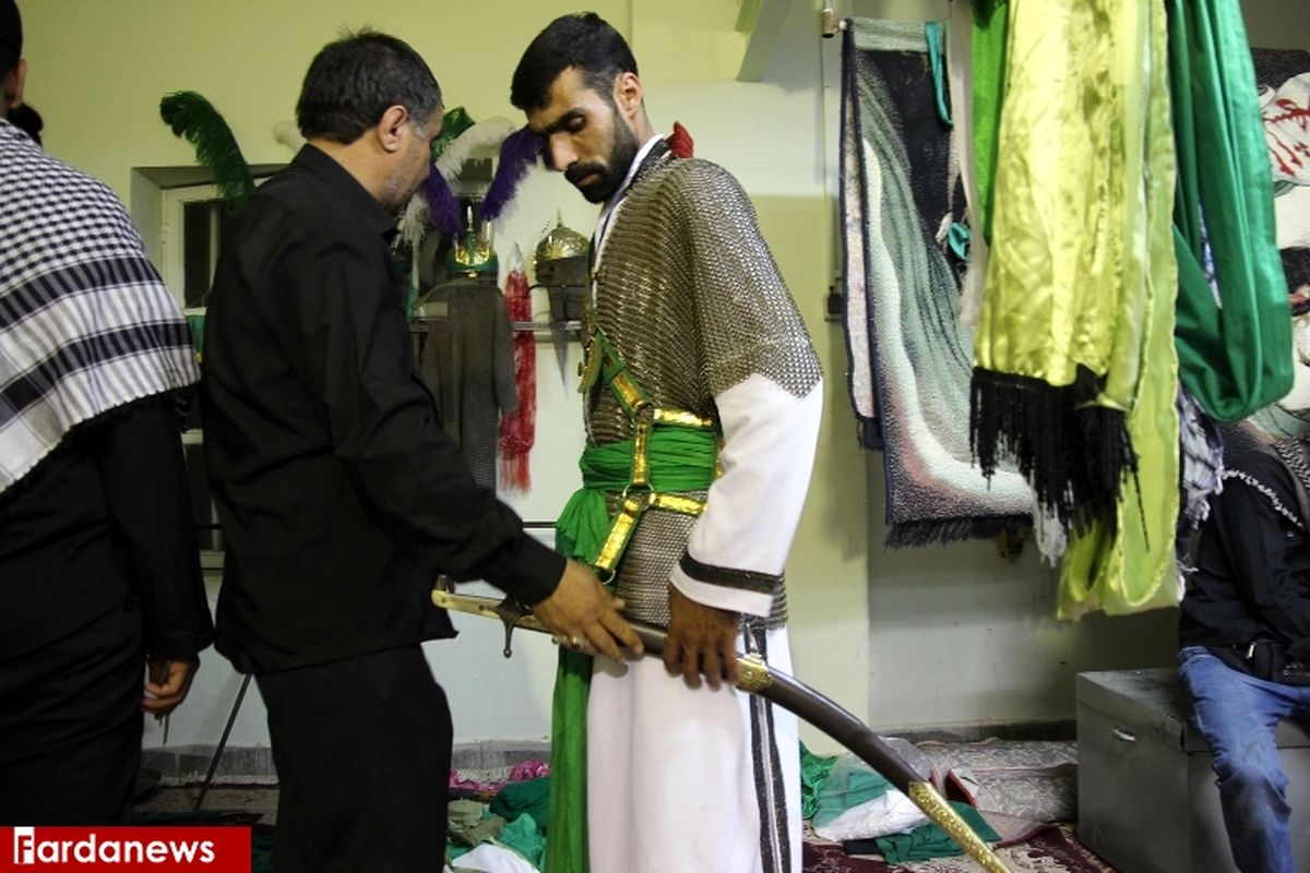 تصاویر: پشت صحنه مقتلخوانی در حسینیه علیای نطنز