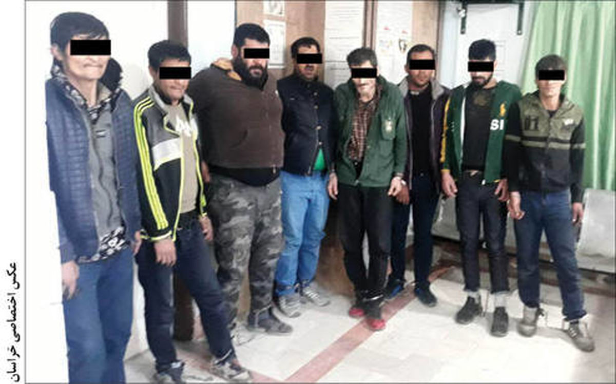۸ عضو‌ باند‌ سرقت‌ در «پاتوق‌سیاه» +عکس