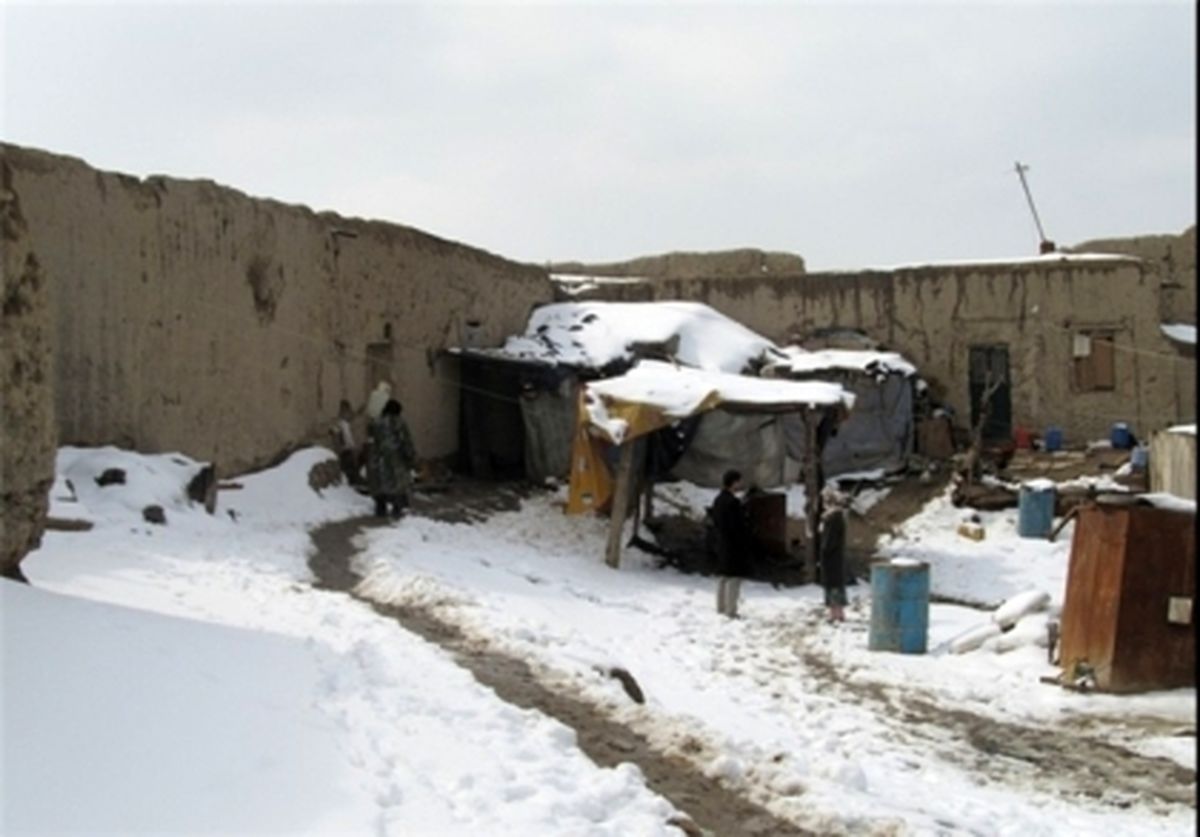 روستای قحطی زده در سرمای تهران/ تصاویر