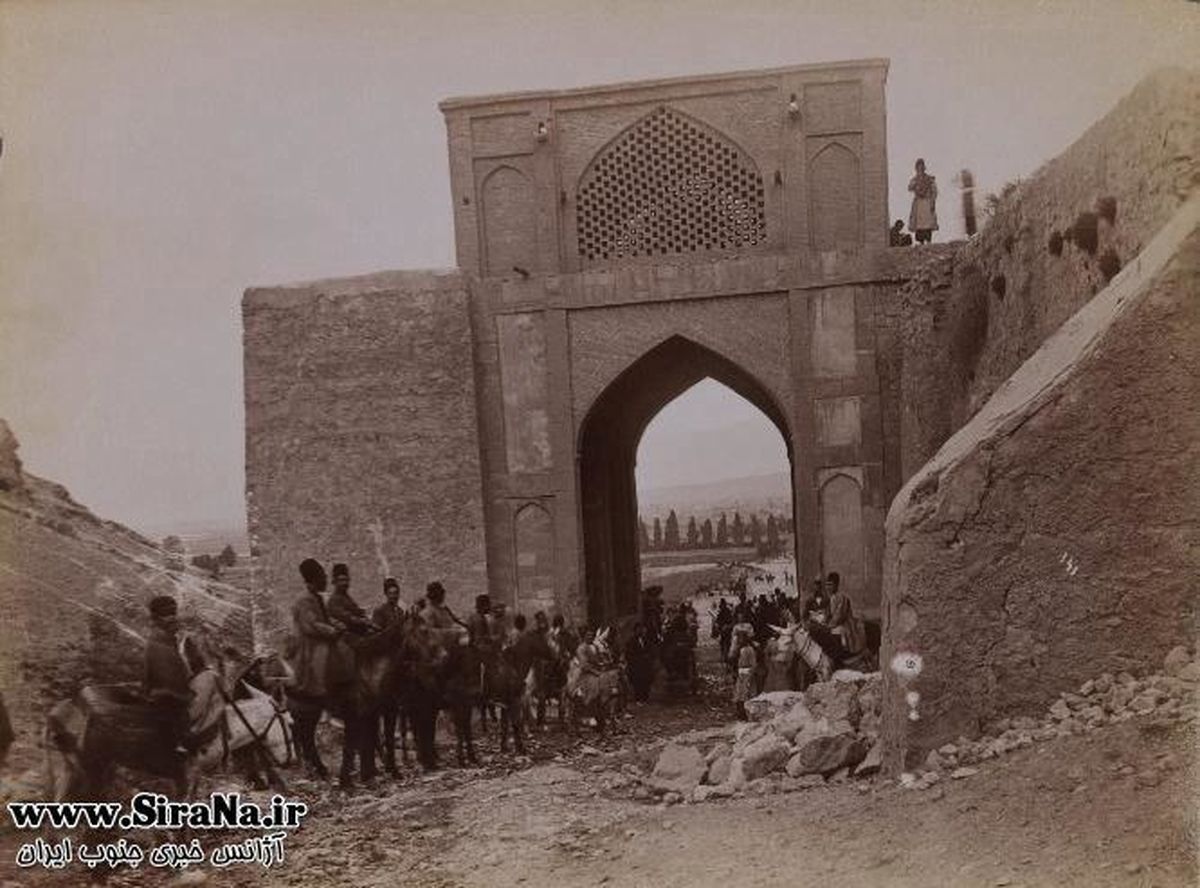 عکس/ دروازه قرآن شیراز در زمان قاجار