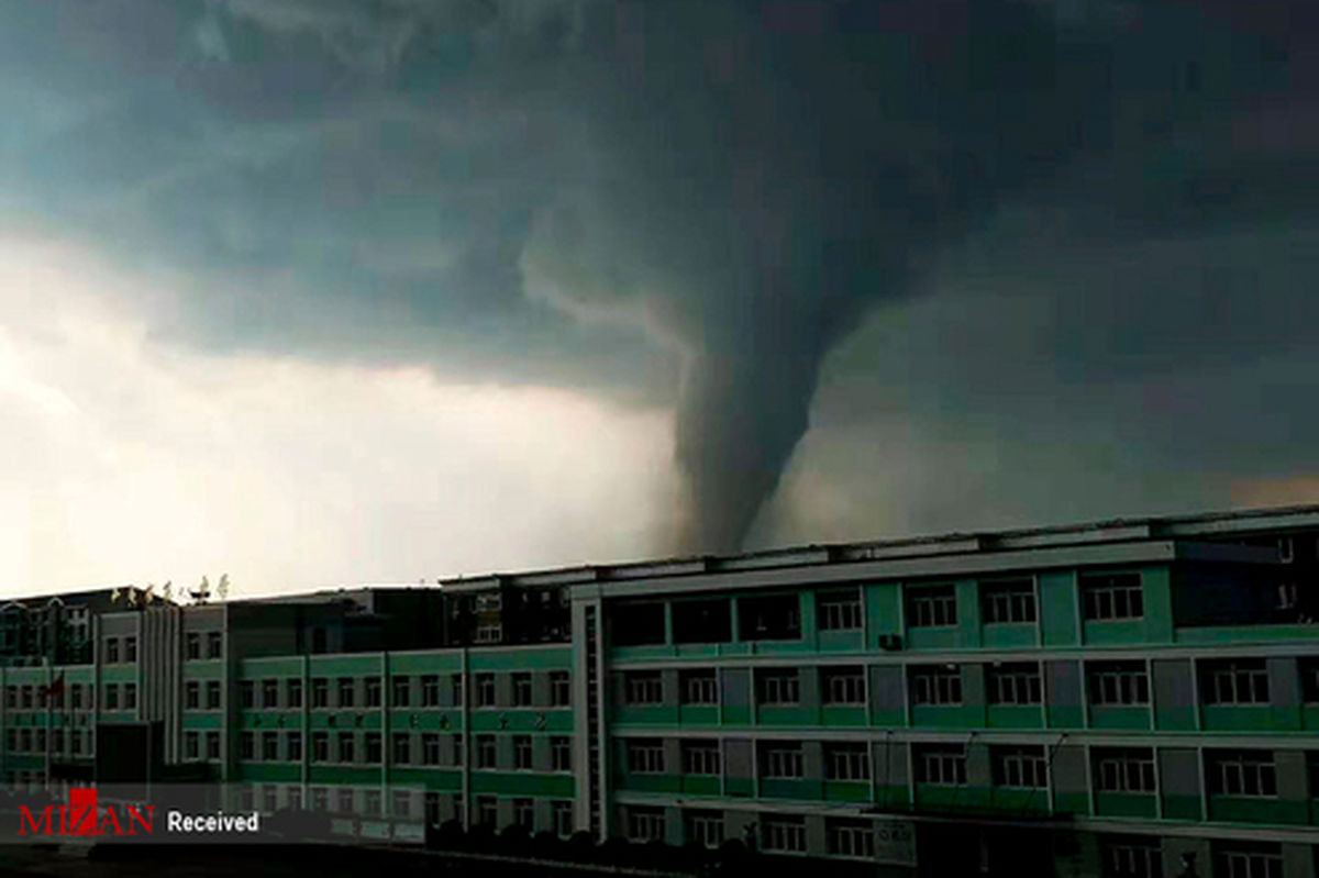 تصاویر: خسارات گردباد عظیم چین