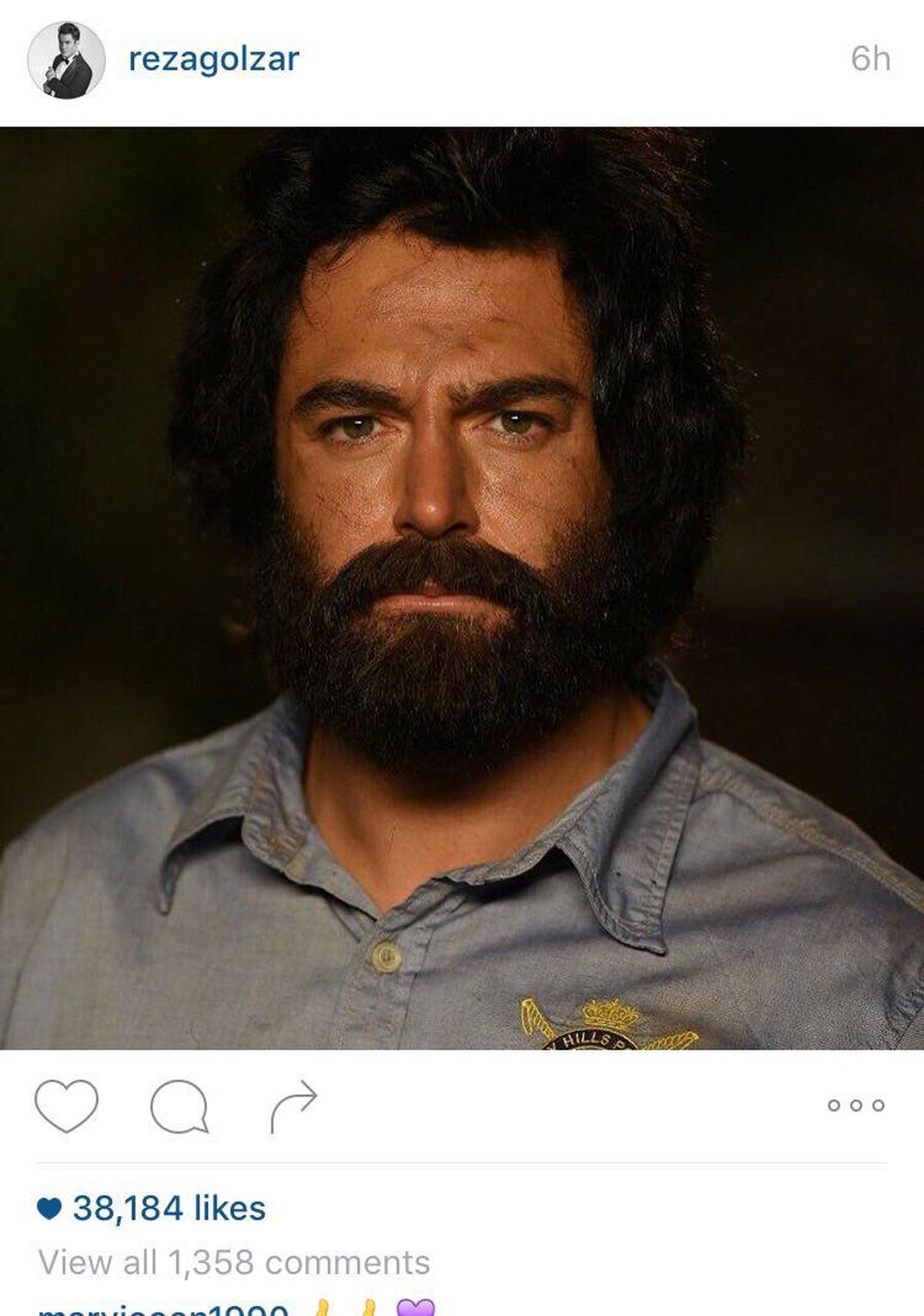 گریم متفاوت محمدرضا گلزار +عکس