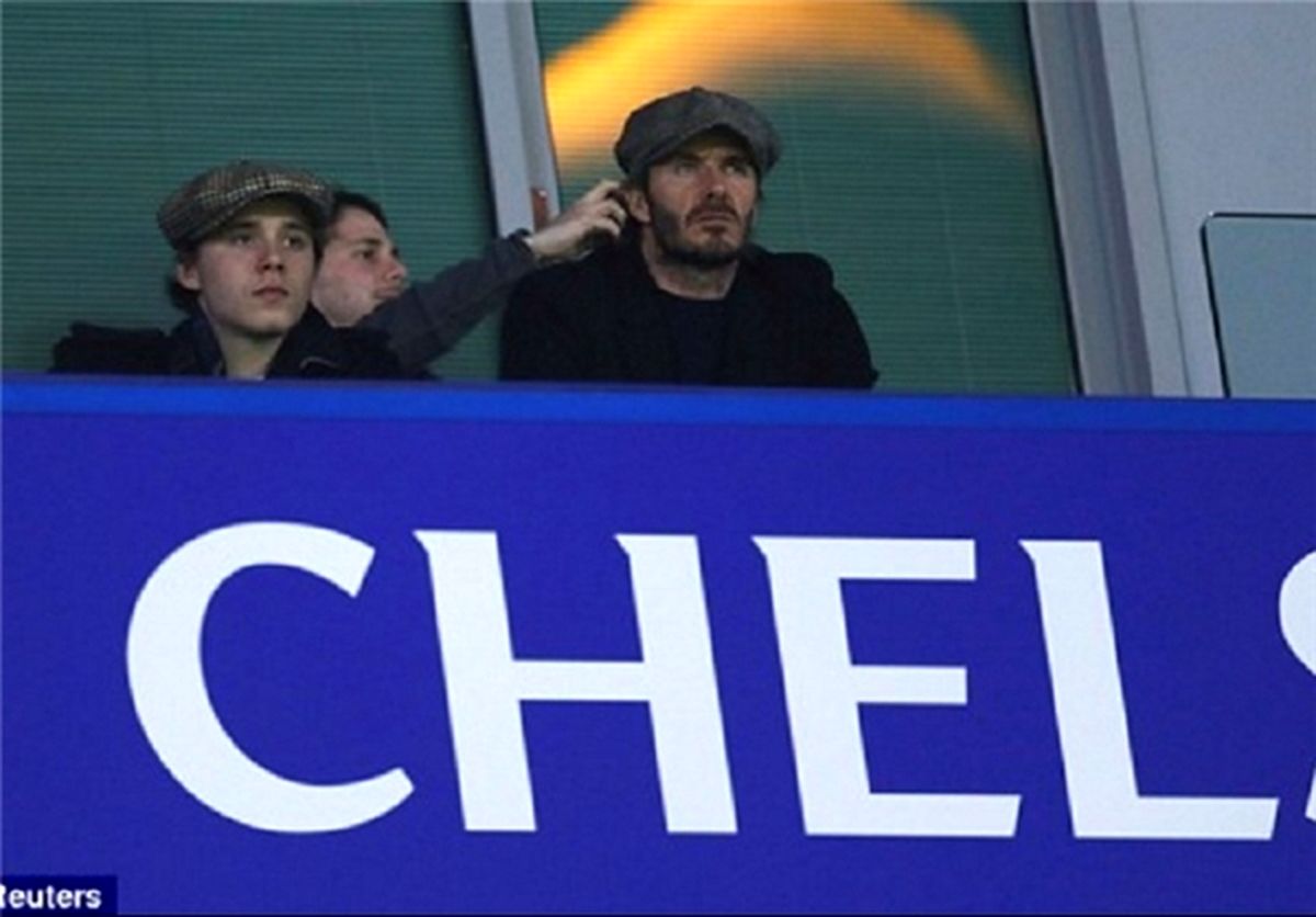 عکس: جدیدترین تصویر از بکام و پسرش