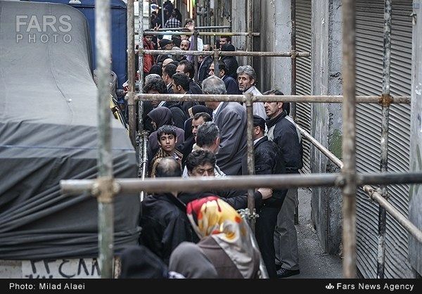 تصاویری از توزیع سبد کالا در تهران