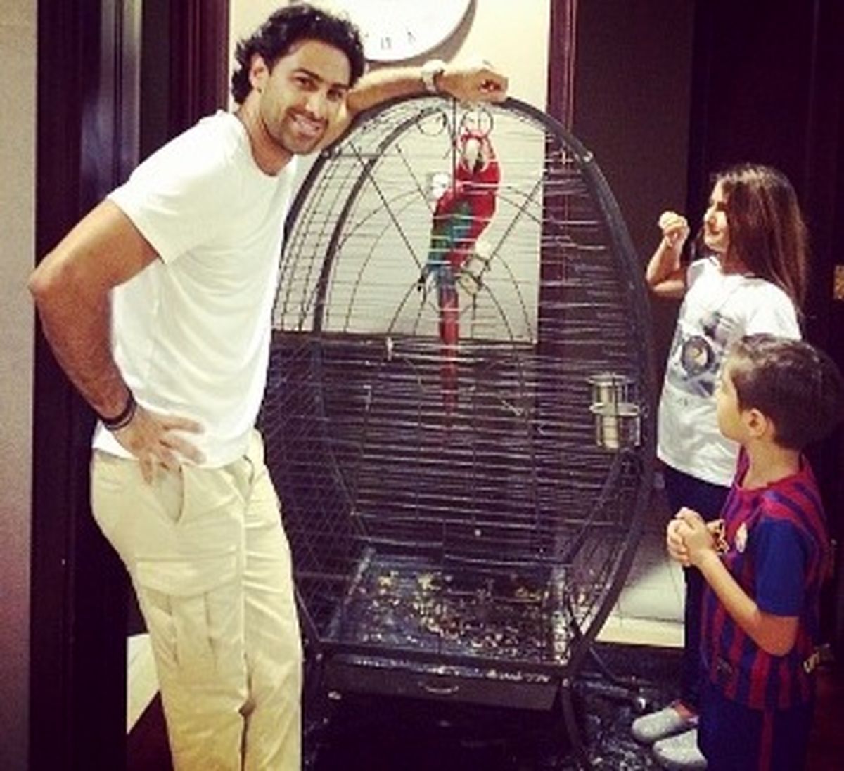 عضو جدید خانواده فرهاد مجیدی/عکس