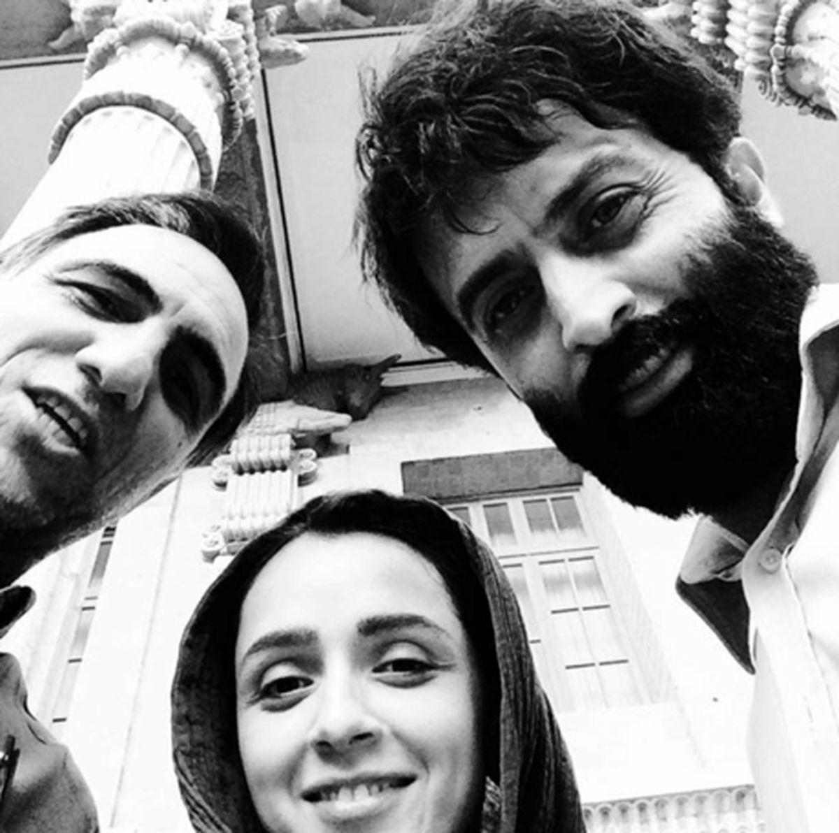 سلفی مصطفی زمانی و شهرزاد در وزارت خارجه