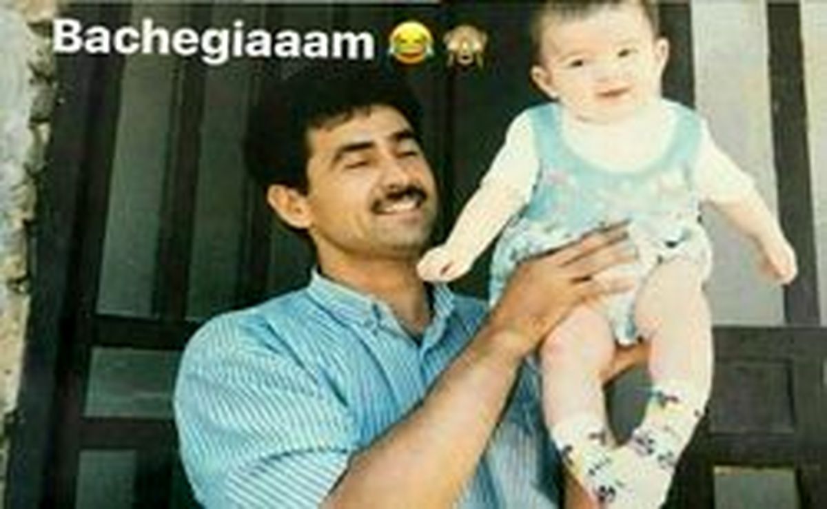 مهاجم تیم ملی فوتبال ایران وقتی ۶ ماهه بود +عکس