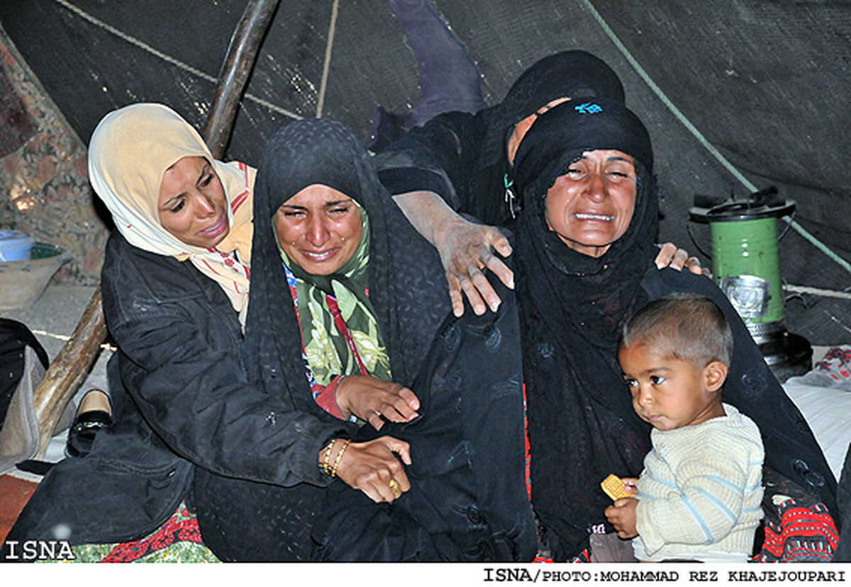 مناطق زلزله‌زده‌ در استان کرمان