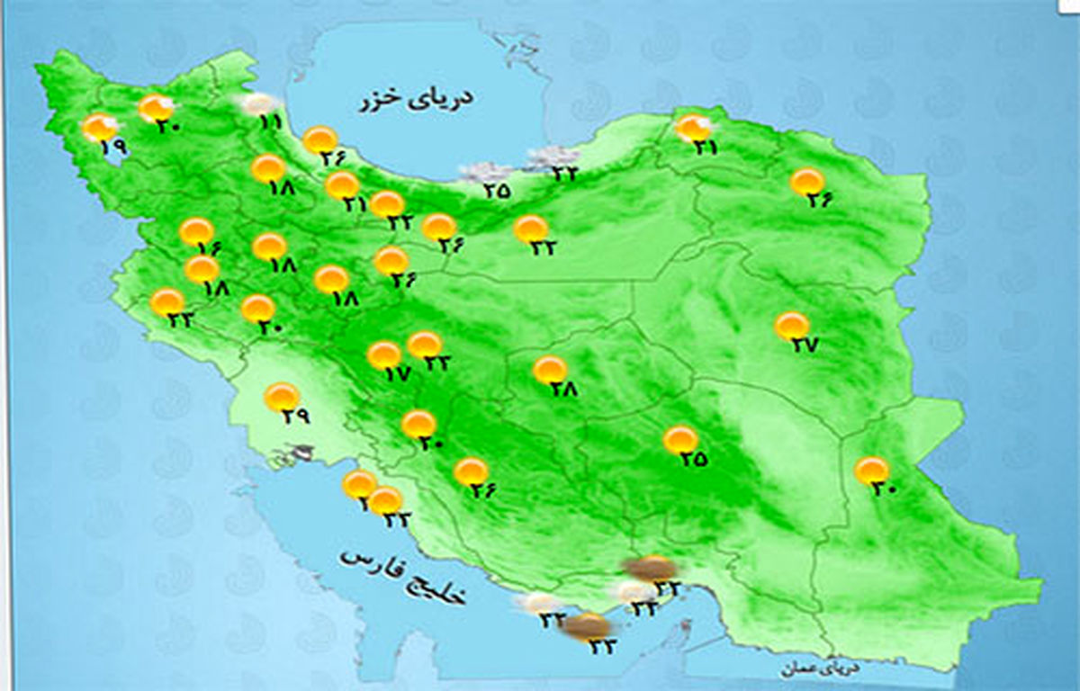 سردترین و گرم ترین شهر کشور کجاست؟ +جدول