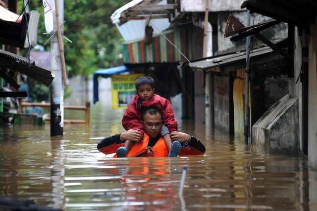 عکس/ سیل در اندونزی