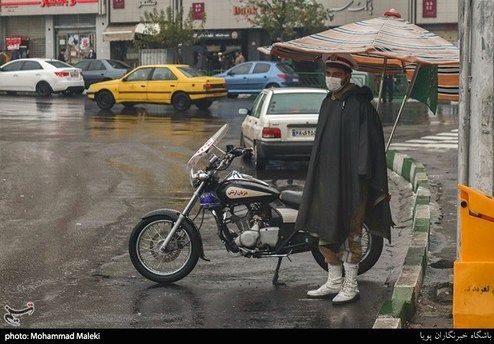 تصاویر: بارش باران در تهران