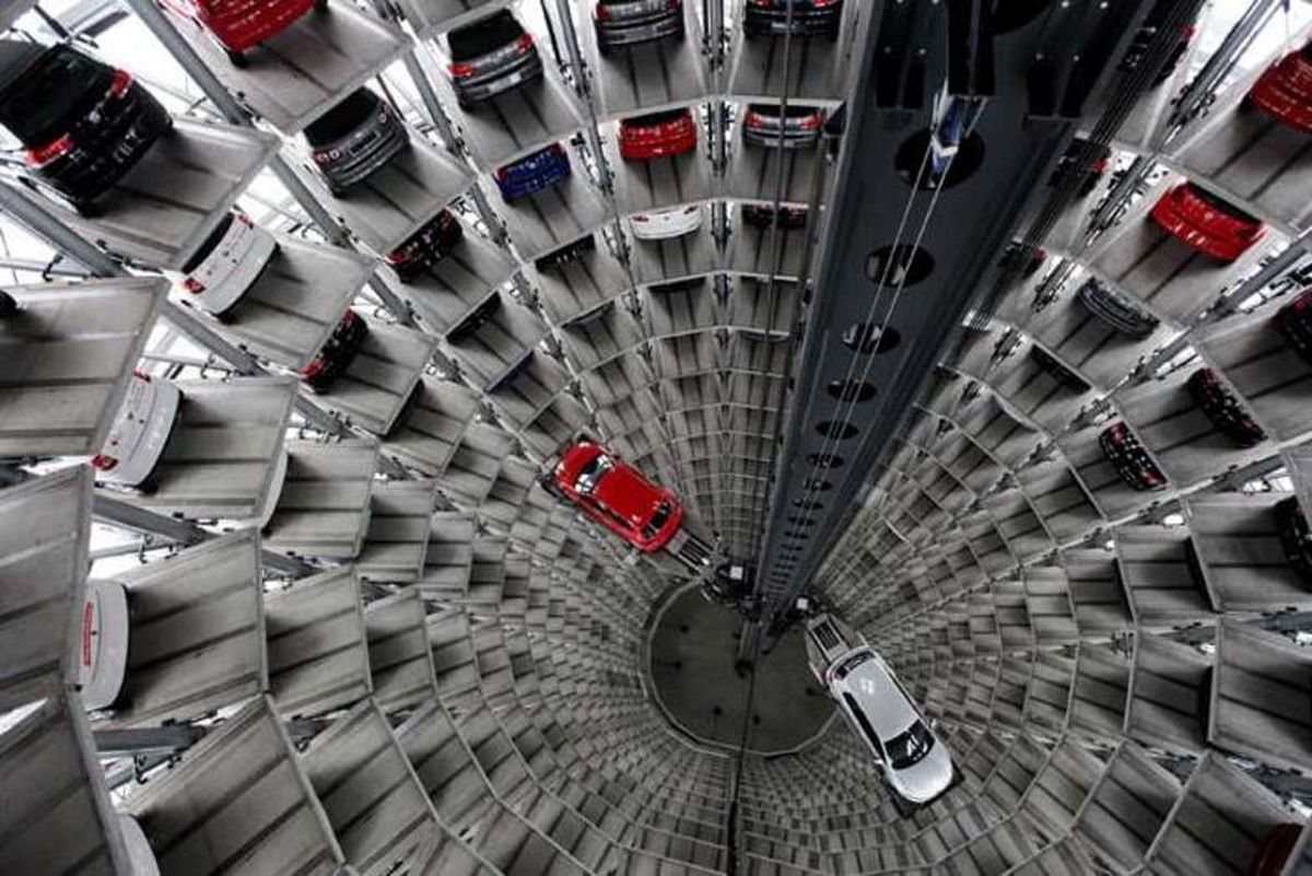 پارکینگ جالب فولکس واگن چگونه کار می‌کند؟ +عکس