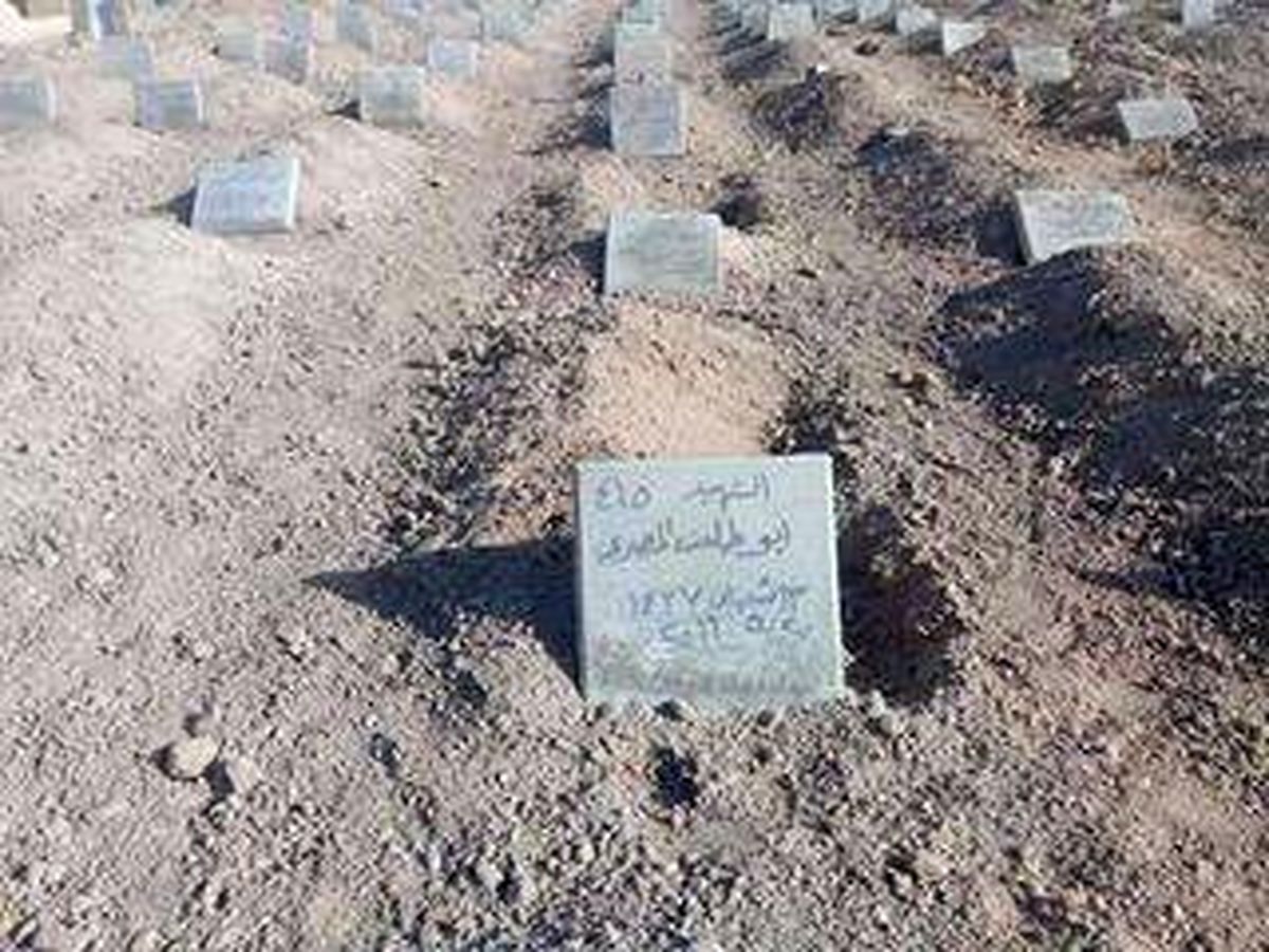 قبرستان داعشیها در استان الانبار، پیدا شد