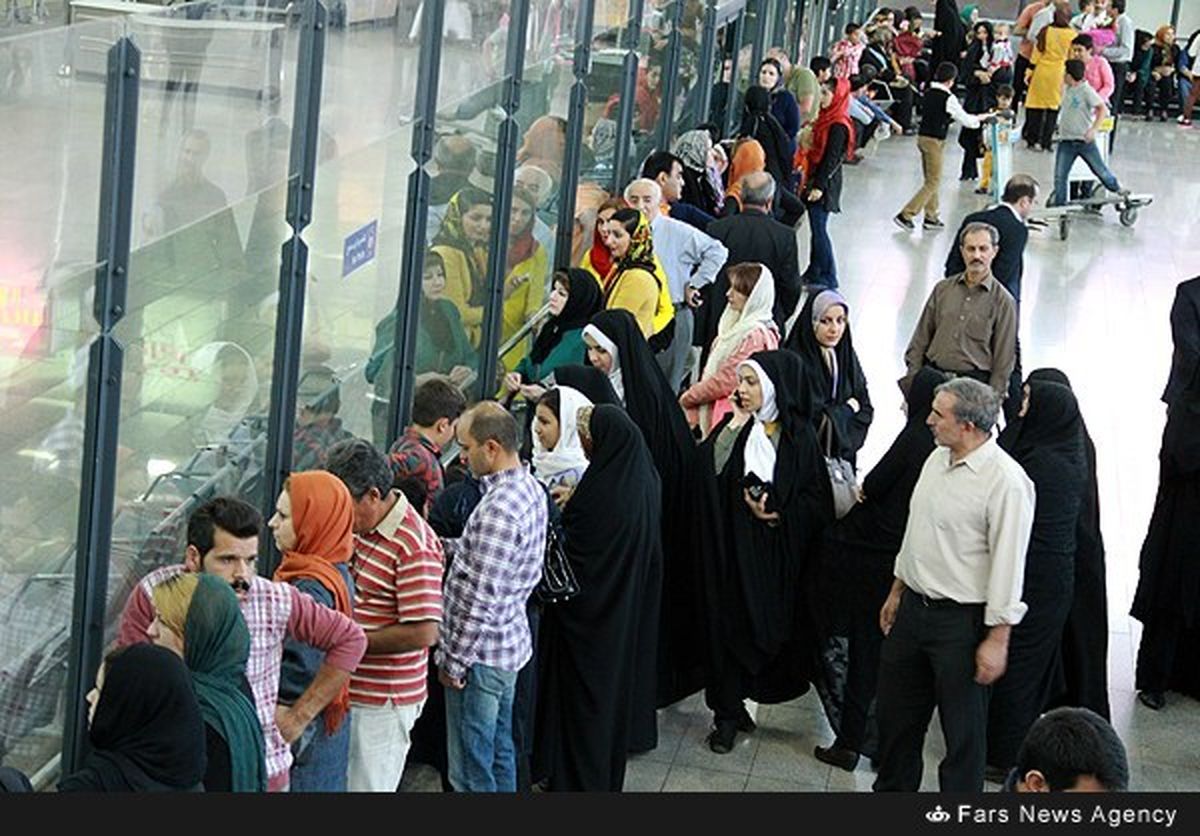 بازگشت نخستین گروه از حجاج/تصاویر