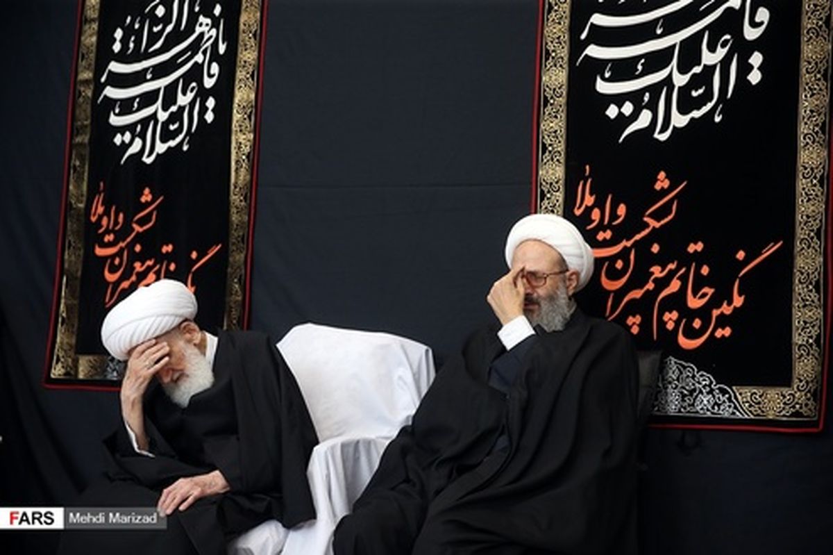 تصاویر: عزاداری شهادت حضرت زهرا (س) در بیوت مراجع