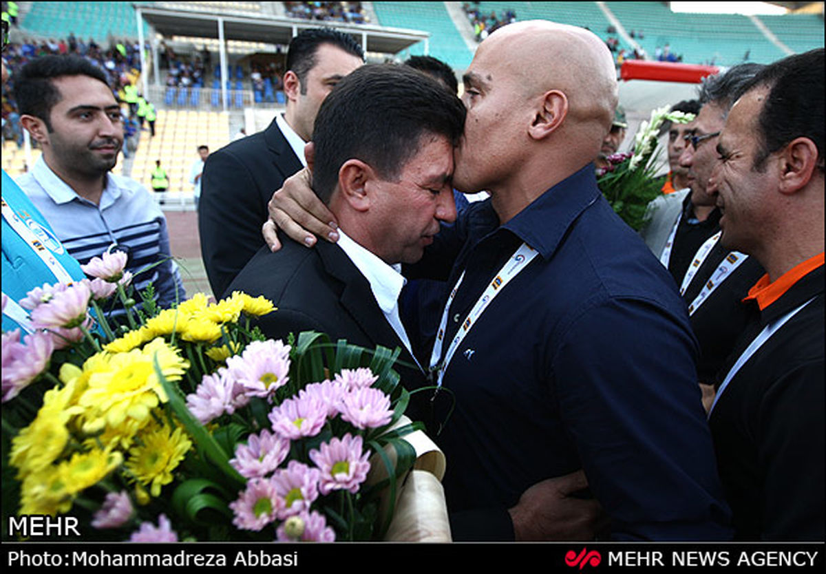 منصوریان قلعه‌نویی را تنها نگذاشت!/تصاویر