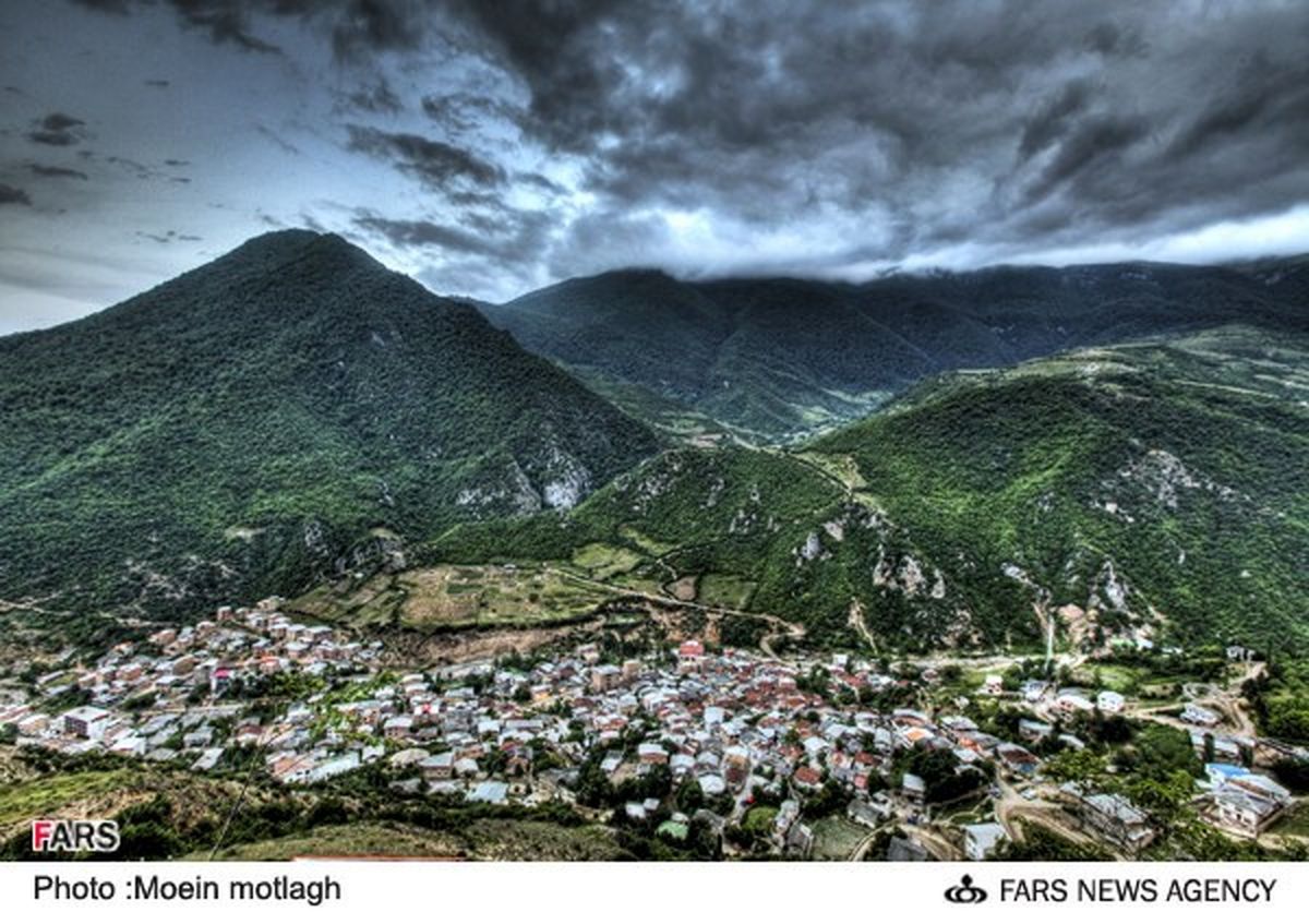 نمای زیبای روستای زیارت در گرگان