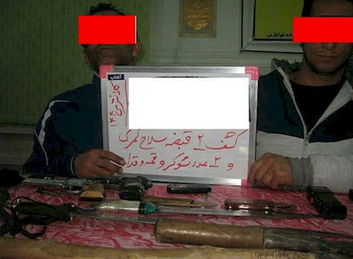 دستگیری هفت تیرکشهای محله تهرانپارس +عکس