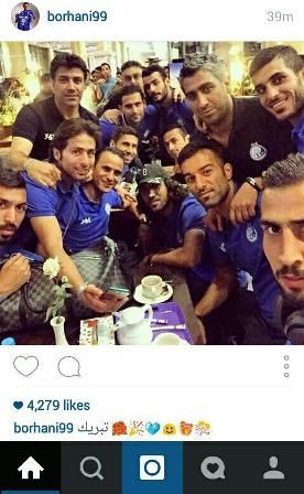 عکس: سلفی استقلالی ها بعد از اولین برد فصل