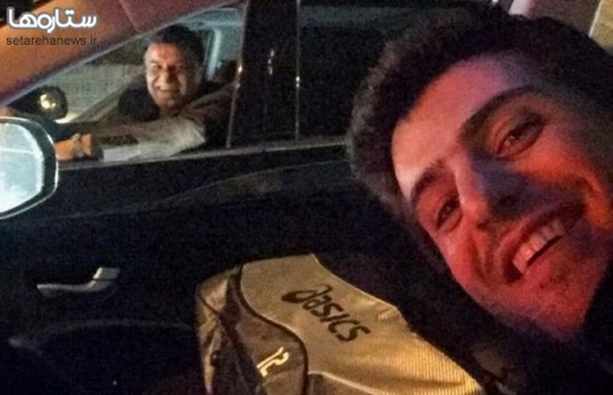 عکس جالبی از پرویز مظلومی و علی ضیا