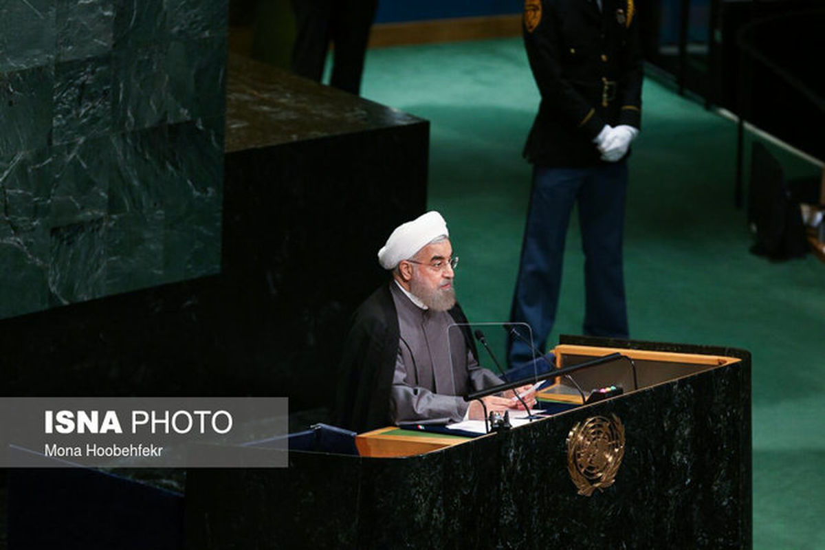 تصاویر: سخنرانی روحانی در مجمع عمومی سازمان ملل
