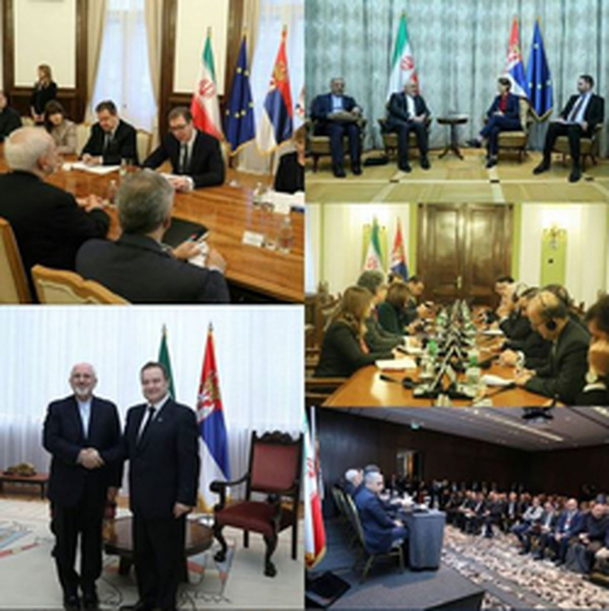 روایت اینستاگرامی ظریف از سفر به صربستان + عکس